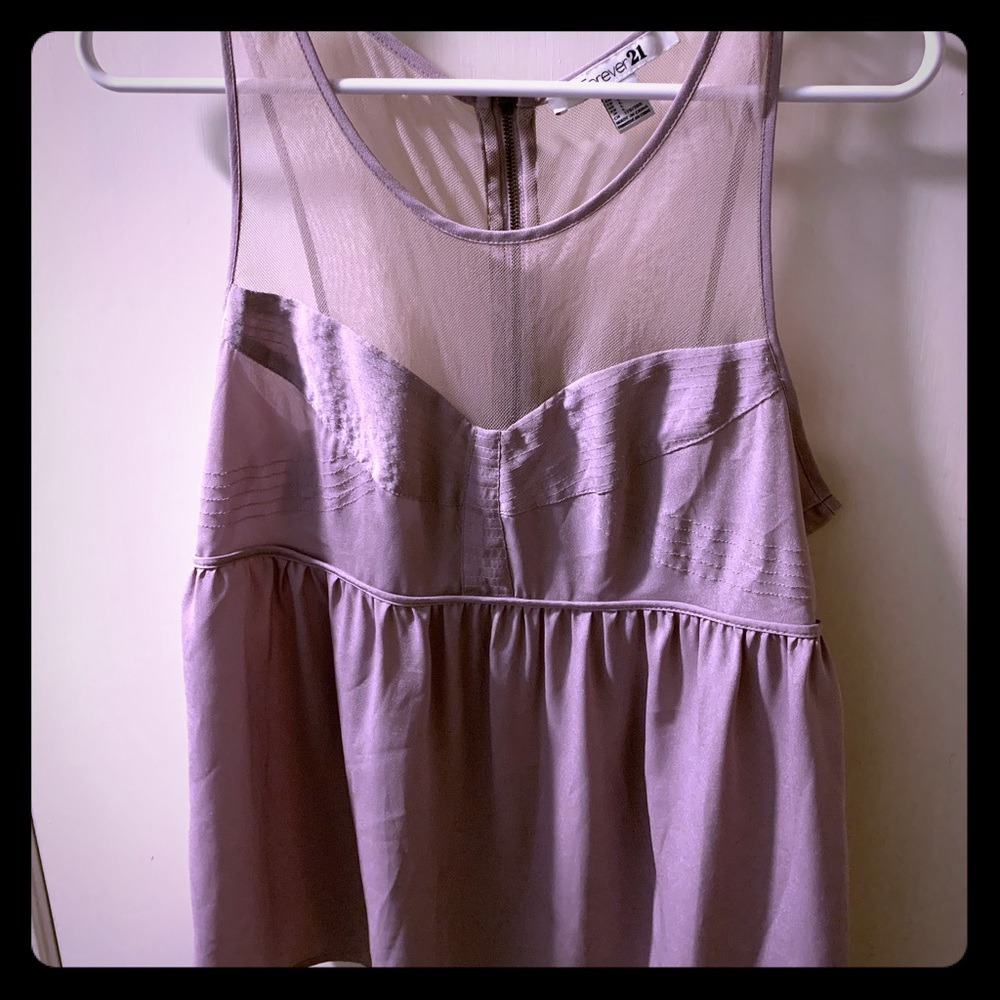 Sheer corset style blouse